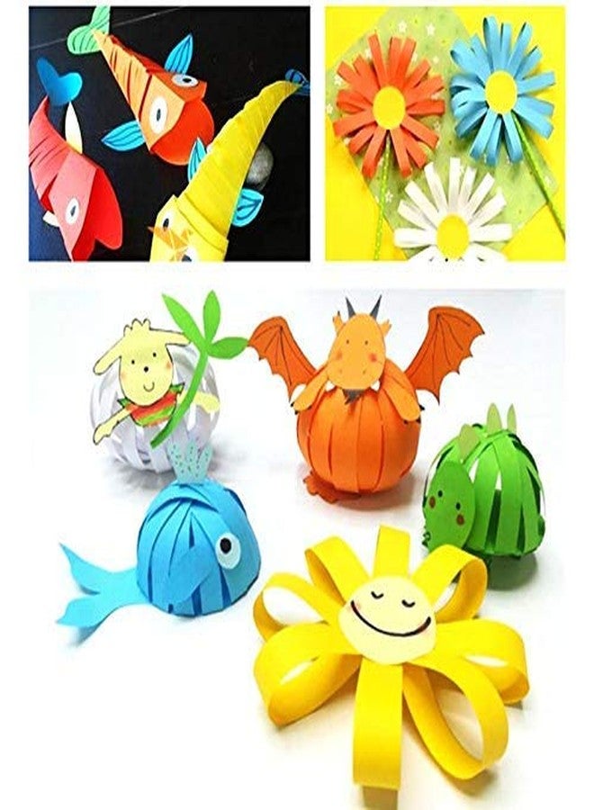 BAMBALIO بامباليو BFP-DRK، عبوة ورق داكن اللون، 200 ورقة / سطح أملس، 75 غرام/متر مربع / مقاس A4: 10 ألوان متنوعة - ورق ملون للأعمال الفنية والحرفية - Image 4